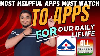 TO 😲most useful apps in our daily life, must watch guys for your safety and your rules #IndianRules