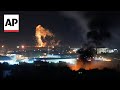 Video captures Israel strikes in Beirut, Lebanon