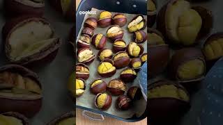 🌰 Here's the #method to quickly peel #chestnuts 😍 #cookistwow #shorts