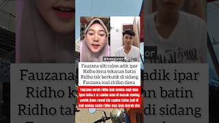 Ridho kena aungan singa fauzana #fauzana#masiyun #fyptiktok #viraltiktok #sobatngarit