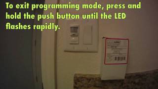 Sensor Switch WSD time delay programming.mov