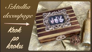 Jewelry box - #tutorial #decoupage