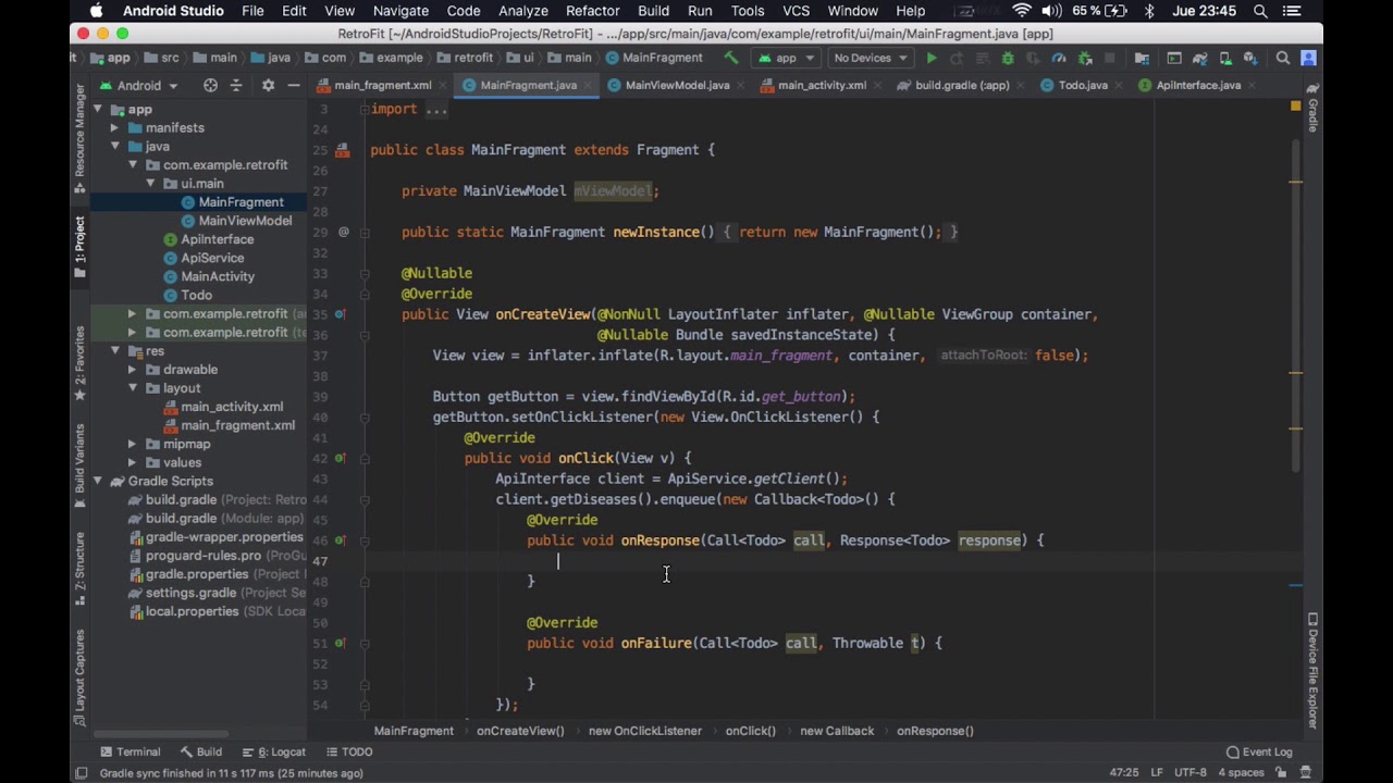 Android Retrofit Youtube
