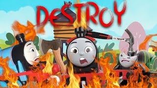 Destroying All Engines Go Toys 2!!