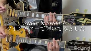 ｢ Sweet \u0026 Sweet / THE YELLOW MONKEY｣(ツインギターで弾いてみました(コピーです)猫一