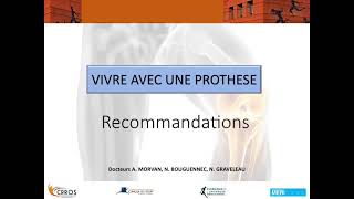 Vivre avec une prothèse de genou : recommandations