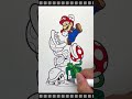 coloring super mario coloring book ぬりえ drawing