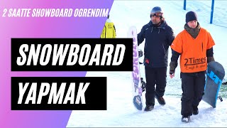 POLONYA'DA SNOWBOARD YAPMAK | YENİ BAŞLAYANLAR İÇİN SNOWBOARD DERSİ