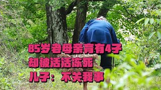 85歲老母親育有4子，卻被活活凍死，兒子：不關我事