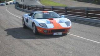 Ford GT in Ahvenisto racetrack