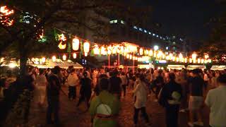 2019年築地川祝橋公園盆踊り㊳終　これがお江戸の盆ダンス