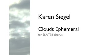 Clouds Ephemeral (with score)