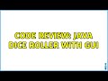 Code Review: Java Dice Roller with GUI