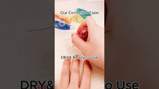 Is correction pen or tape better?#correctiontape #shorts  #stationary #shortvideo #stationery