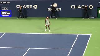 Coco Gauff LIVE MATCH Stadium View Versus Timea Babos 2019 US OPEN Women’s 2nd Round to Finals USA