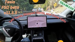Tesla FSD Beta 11.3.3 Fail Compilation: Watch the Self-Driving Struggle