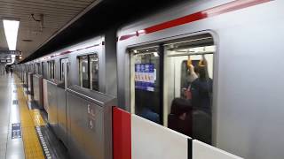 なんとなく電車：東京メトロ東高円寺駅：丸ノ内線荻窪行き到着光景