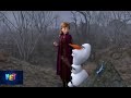 funny olaf try to sing like elsa frozen 2 hd clip olaf imitates elsa