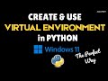How to create and use virtual environment in Python on Windows 11 in 2026 #virtualenvironments