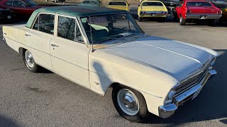 Test Drive 1966 Chevrolet Chevy II Nova 4-Door $13,900 Maple Motors #2836