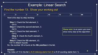 Linear Search Explained 🧠 | Python Code + Example | GCSE | A Level
