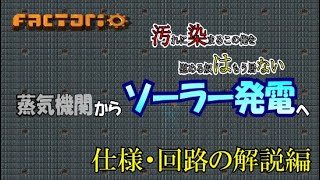 【factorio】ソーラーパネル免許講習動画【これから環境(おまえ）に優しくするよ