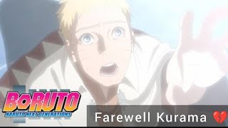 Farewell Kurama 💔 Naruto Cries 😭 Boruto Episode 218 AMV [Lovely]