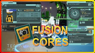 How To Unlock The Power Of Fusion Cores and Grow Your Reactor Size in Terratech Worlds Ep43