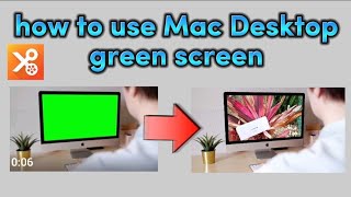 how to use computer green screen video effect - Youcut video editor
