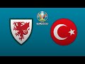 eFootball PES 2021 - UEFA Euro 2020 - Group A - Wales-Turkey