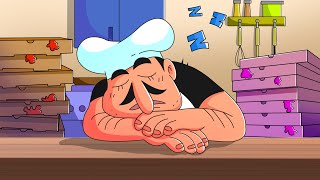 The Sleeping Peppino | Cute Friends Story #pizzatower