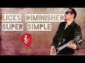 Licks Diminished Super Simple | Free Guitar Lesson With Ponch Satrio