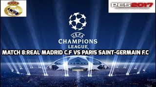 (PES 18 MOD)Pro Evolution Soccer 2017 |UEFA Champions League|Real Madrid C.F VS Paris Saint-Germain