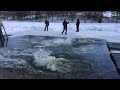 polar bear swim at dartmouth s 2014 winter carnival