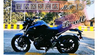B-roll video of Yamaha MT 15 from Smartphone #shorts