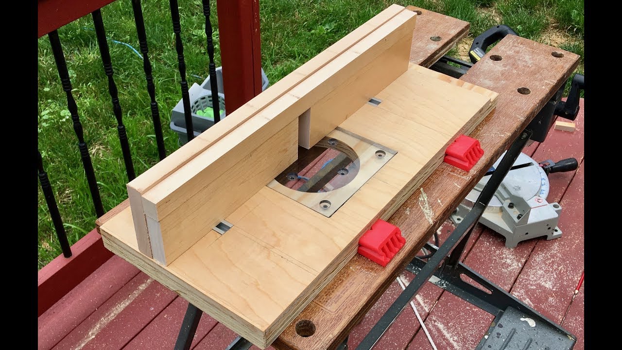 Router Table Build Part 1 Youtube