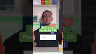 Show & hide password with JavaScript (Quick Tutorial)