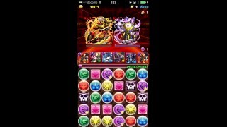 【パズドラ】火と闇の鉄星龍　初見プレイ　覚醒アヌビスPT　Sランク