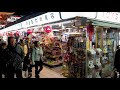 tokyo. night walking view of senso ji temple after the first three days of the new year.浅草 4k