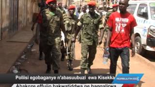 Poliisi egobaganye n’abasuubuzi ewa Kisekka