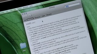 How to Get Word Definitions on Your Mac | Mac Basics