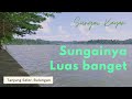 Suasana Sungai Kayan Tanjung Selor Bulungan disiang hari