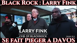 BLACK ROCK: LARRY FINK SE FAIT PIEGER A DAVOS. AU SECOURS!!! Par Jesse JILL