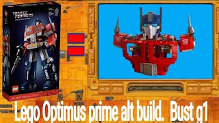 Lego optimus prime alternative rebrikable g1 bust , part 1