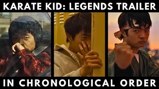 I tried to put all the scenes from KARATE KID: LEGENDS in the correct order