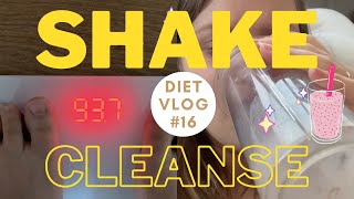 Diet vlog # 16 | 93.7 kg ➜ 90.6 kgs, Shake only diet, Weigh-in, Protein shake, home exercise