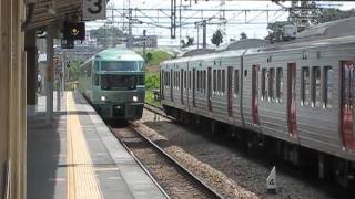 原田駅通過　ゆふいんの森