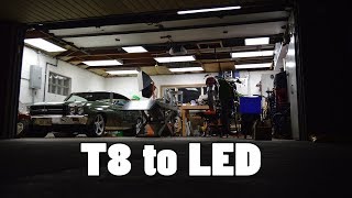 How-To: T8 to LED conversion / HYPERIKON / 105,600 Lumens!