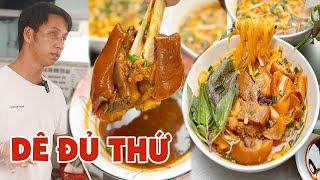 Siêu khủng hủ tiếu ZÚ DÊ ngon rẻ nóng hổi, tô siêu nhiều thịt ăn thử là ghiền | Địa điểm ăn uống