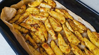 Crispy potatoes from the oven, quick and easy dish in just half an hour -crispy potatoes #food #easy